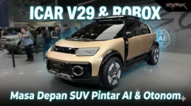 Mobil konsep iCAR Robox Concept turut unjuk gigi di panggung Beijing Auto Show 2026. (Liputan6.com)