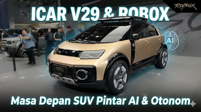 Mobil konsep iCAR Robox Concept turut unjuk gigi di panggung Beijing Auto Show 2026. (Liputan6.com)
