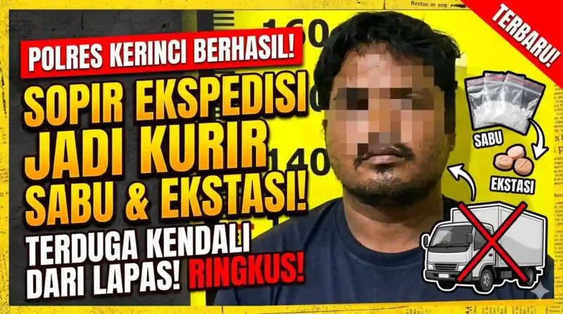 Ilustrasi - Sopir Ekspedisi Tertangkap Basah Bawa Sabu  dan ekstasi.