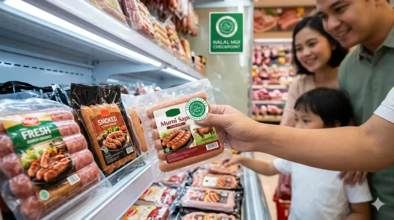 Ilustrasi - Tips Cerdas Memilih Sosis Sehat dan Halal untuk Keluarga.