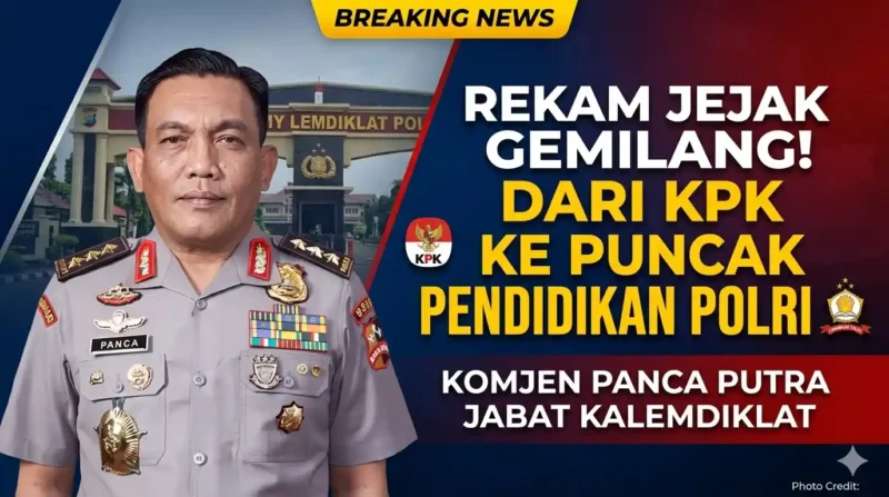 Komjen Pol RZ Panca Putra ditunjuk sebagai Kepala Lembaga Pendidikan dan Pelatihan (Kalemdiklat) Polri dalam mutasi Polri terbaru pada awal Mei 2026. (Foto/Ist)