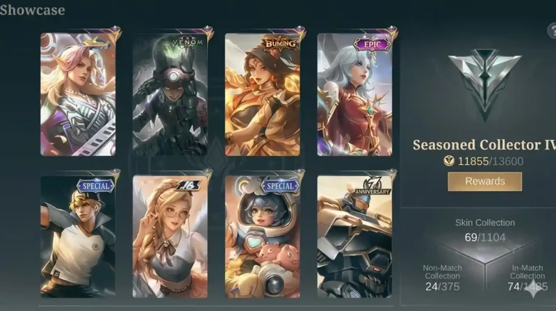 Cara Cek Rating Akun Mobile Legends Pakai AI untuk Analisis Statistik All Season (Foto: duniagames)