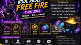 Ilustrasi - Kode Redeem FF Aktif Malam Ini 7 Mei 2026.