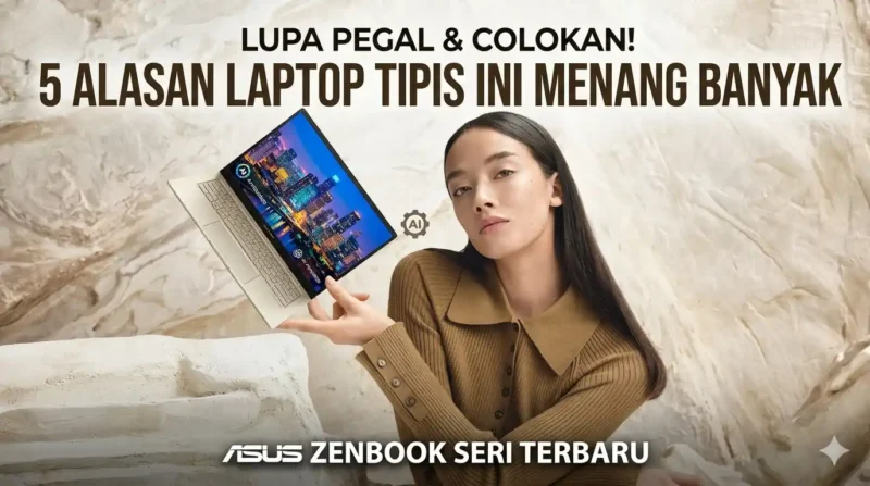 Alasan Mengapa Laptop Tipis Ringan Jadi Sahabat Terbaik Pekerja Modern.