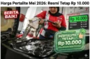 Ilustrasi Petugas Melakukan Pengisian BBM di SPBU.