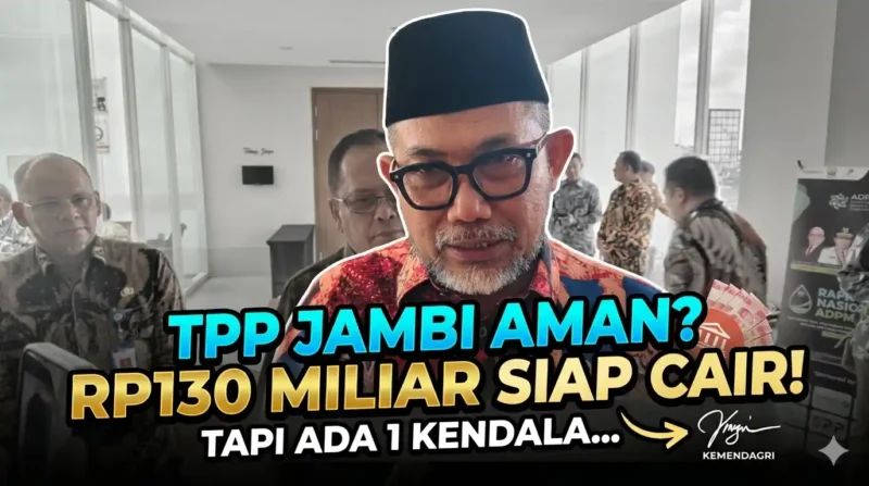 Sekda Jambi Pastikan Anggaran TPP Rp130 Miliar Aman, Ini Bocoran Jadwal Cairnya.