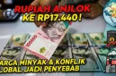Ilustrasi - Rupiah Melemah ke Rp17.440 Akibat Konflik Global & Harga Minyak.