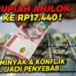 Ilustrasi - Rupiah Melemah ke Rp17.440 Akibat Konflik Global & Harga Minyak.