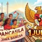 Ilustrasi - Ucapan Hari Lahir Pancasila 2026.