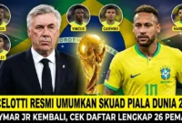 Skuad Brasil di Piala Dunia 2026.
