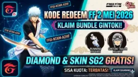 Ilustrasi - Kode Redeem FF Terbaru Hari Ini 2 Mei 2026.