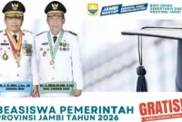 Flyaer Pengumuman Beasiswa S1 Pemprov Jambi 2026.