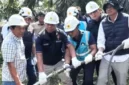 Tim Dittipidter Bareskrim turun ke Tempino, Provinsi Jambi untuk mengecek penyebab blackout Sumatera. (Instagram/bareskrim.dittipidter)