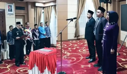 Wajah Baru Pimpinan RSUD MHA Thalib dan RSUD H. Bakri