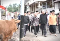 Tebar Qurban di Sumbar Melonjak Drastis, Gubernur Mahyeldi Prioritaskan Daerah Bencana.