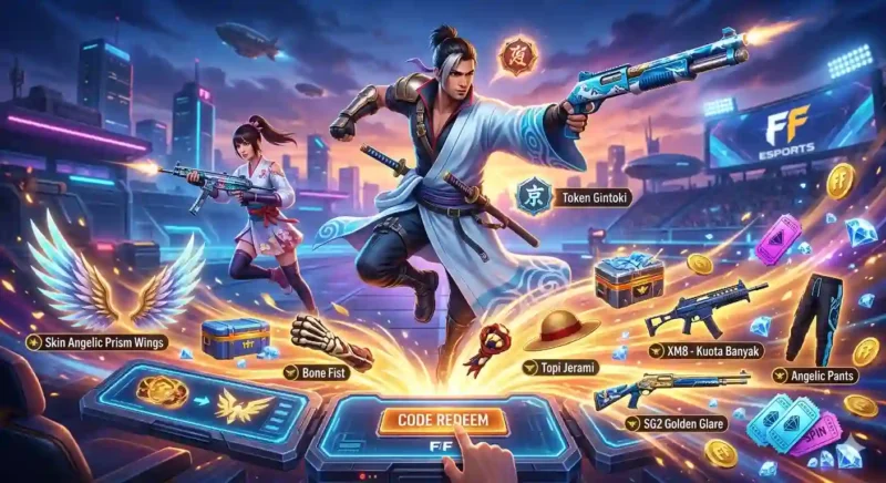 Ilustrasi - Kode Redeem FF 15 Mei 2026.