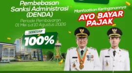 HUT Kota Jambi ke-625: Pemkot Bagi-Bagi Diskon Pajak & Hapus Denda PBB.
