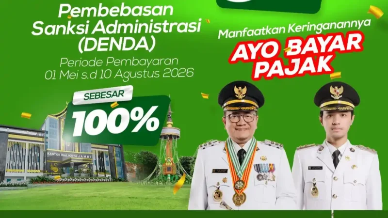 HUT Kota Jambi ke-625: Pemkot Bagi-Bagi Diskon Pajak & Hapus Denda PBB.