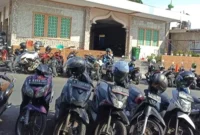 Foto: Penampakan Parkiran di MAsjid. (Detik.com)