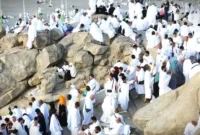 Suasana di Padang Arafah. (Foto: Getty Image/ Detik.com)
