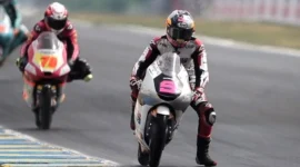 Veda Ega Pratama finis kedelapan di Moto3 Catalunya 2026. Foto: Dok.Instagram/@veda_54