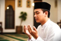 Ilustrasi Sedang Berdoa.