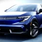 Mitsubishi Eclipse Bangkit Lagi, Jadi SUV Listrik Berbasis Nissan Leaf. (Carscoops)