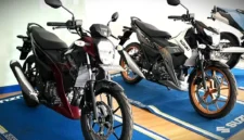 Ilustrasi Satria Pro di diler Suzuki. (KOMPAS.com)