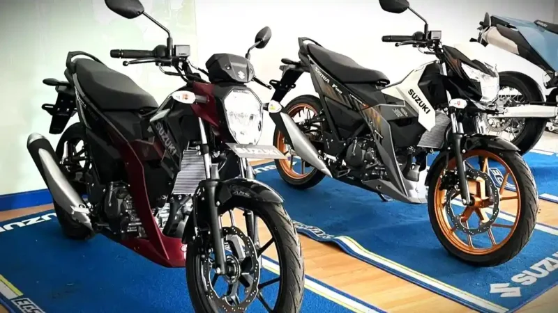 Ilustrasi Satria Pro di diler Suzuki. (KOMPAS.com)