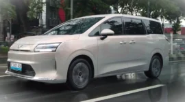 Test drive Wuling Cortez Darion EV. (Kompas.com)