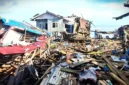 Tampak kerusakan akibat ledakan bom di Kampung Yenures, Distrik Biak Kota, Kabupaten Biak Numfor. (KOMPAS.com)