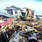 Tampak kerusakan akibat ledakan bom di Kampung Yenures, Distrik Biak Kota, Kabupaten Biak Numfor. (KOMPAS.com)