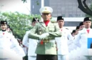 Kolonel Didin Nasruddin selaku Komandan Upacara Hari Lahir Pancasila di Kemenlu, Jakarta, Senin (1/6/2026). (Dok. YouTube Setpres)