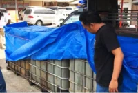 Polres Sijunjung Gagalkan Penyelundupan Bio Solar Subsidi ke Tambang Emas Ilegal Jambi. (Foto: Kompas.com)