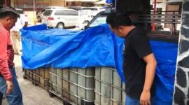 Polres Sijunjung Gagalkan Penyelundupan Bio Solar Subsidi ke Tambang Emas Ilegal Jambi. (Foto: Kompas.com)