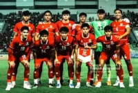 Skuad Timnas U19 Indonesia berpose jelang laga lawan Myanmar pada partai Piala AFF U19 atau ASEAN U19 Championship di Stadion Utama Sumatera Utara pada Senin (1/6/2026). (PSSI)