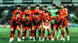 Skuad Timnas U19 Indonesia berpose jelang laga lawan Myanmar pada partai Piala AFF U19 atau ASEAN U19 Championship di Stadion Utama Sumatera Utara pada Senin (1/6/2026). (PSSI)