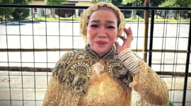 Salah satu jamaah haji asal Gowa, Embarkasi Makassar, bernama Hj Suryani, di Asrama Haji Sudiang, Makassar, Jumat (5/6/2026).(Kompas.com)