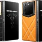 Vertu AlphaFold tersedia dalam berbagai pilihan material premium, mulai dari kulit anak sapi (calf skin), kulit buaya (alligator skin), hingga varian eksklusif yang dipadukan dengan emas 18 karat dan berlian. (GSM Arena)