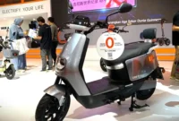 Yadea E8S Pro, salah satu motor listrik dengan baterai SLA. (KOMPAS.com)