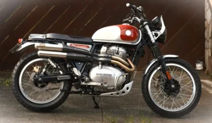 Custom Royal Enfield 650: Scrambler Sangar Garapan Bogor