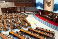 Rapat Paripurna yang digelar di Gedung DPR, Senayan, Jakarta, pada Selasa (30/6/2026). (KOMPAS.com)