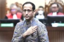Terdakwa kasus dugaan korupsi pengadaan Chromebook dalam program digitalisasi pendidikan di Kemendikbudristek, Nadiem Anwar Makarim bersiap mengikuti sidang pembacaan putusan di Pengadilan Tipikor, Jakarta, Selasa (30/6/2026). (ANTARA FOTO)