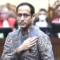 Terdakwa kasus dugaan korupsi pengadaan Chromebook dalam program digitalisasi pendidikan di Kemendikbudristek, Nadiem Anwar Makarim bersiap mengikuti sidang pembacaan putusan di Pengadilan Tipikor, Jakarta, Selasa (30/6/2026). (ANTARA FOTO)
