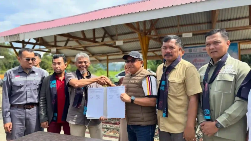 Serah Terima Lahan antara Pemkab Kerinci kepada PPK Pembangunan Peningkatan RS Berkualitas pada RSUD Kabupaten Kerinci dengan penyedia PT. PP Urban (Urban–Penta KSO).