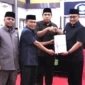 Wako Alfin Serahkan Raperda APBD 2025 ke DPRD.