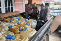 Polres Kerinci Bongkar Penyelewengan Solar Subsidi.