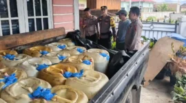Polres Kerinci Bongkar Penyelewengan Solar Subsidi.