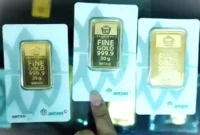 Ilustrasi - Harga Emas Antam Hari Ini Stabil Rp2,66 Juta.