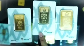 Ilustrasi - Harga Emas Antam Hari Ini Stabil .